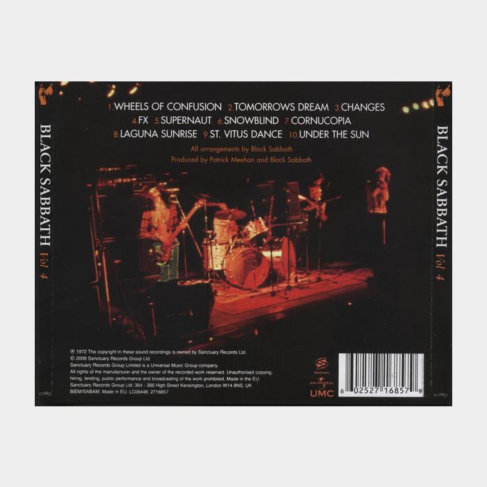CD Black Sabbath - Vol.4