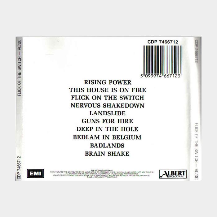 CD AC/DC - Flick Of The Switch