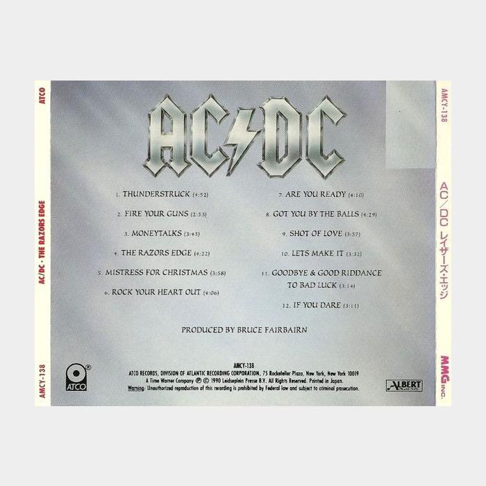 CD AC/DC - The Razors Edge