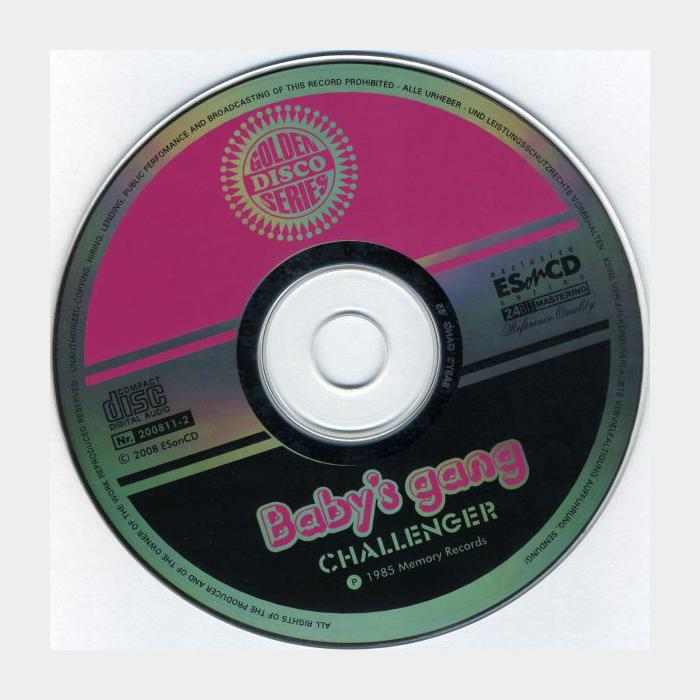 Песня baby gang ремикс. Baby's gang - Challenger (1985) CD. Babys gang "Challenger". Baby s gang Челленджер. Baby's gang обложка.