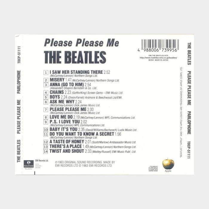 CD Beatles - Please Please Me (scratch)