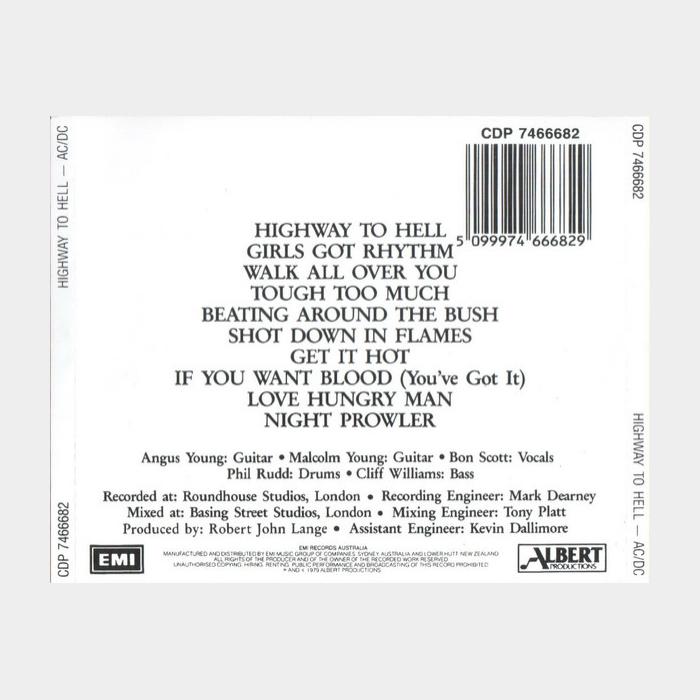 CD AC/DC - Highway To Hell