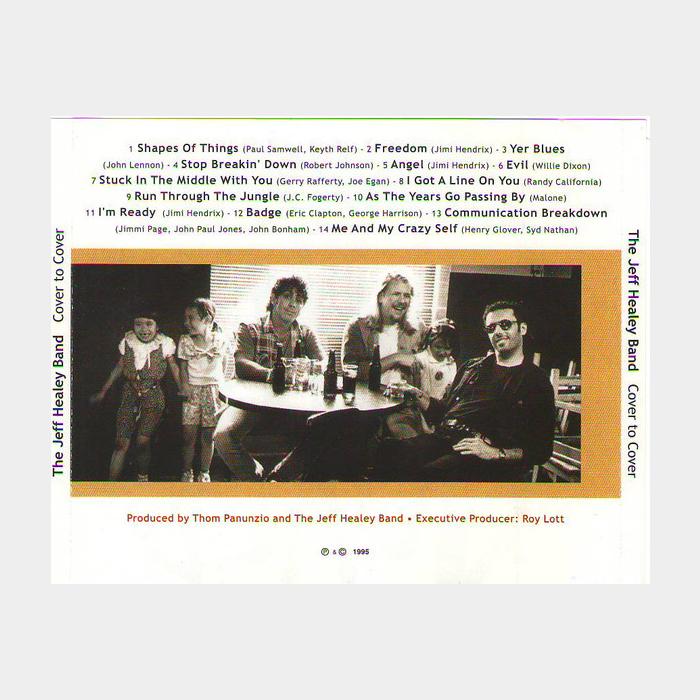 CD Jeff Healey Band - Cover To Cover