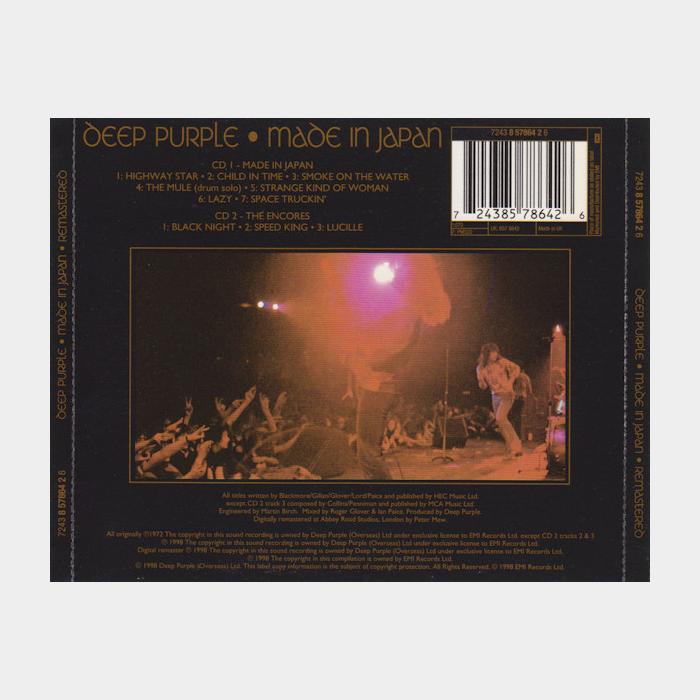CD Deep Purple - Made In Japan 2CD