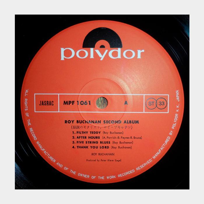 Roy Buchanan - Second Album (ex+/ex)