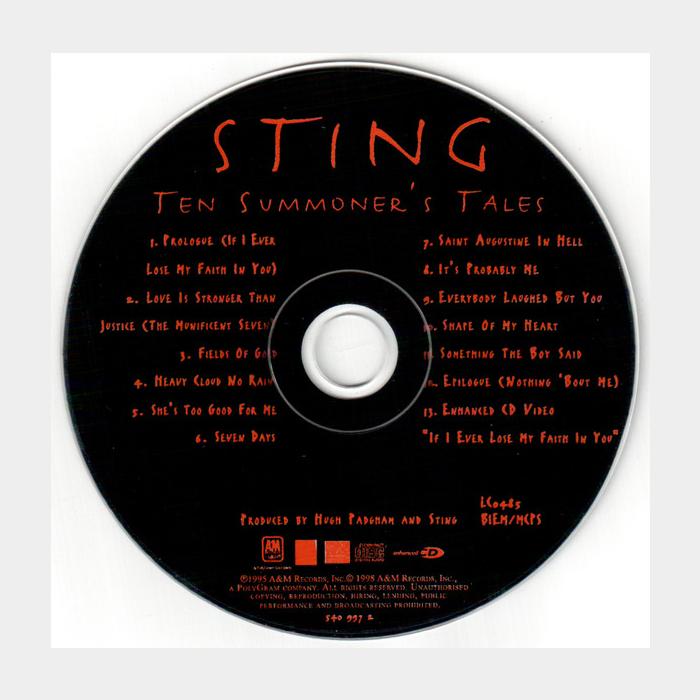 CD Sting - Ten Summoner's Tales