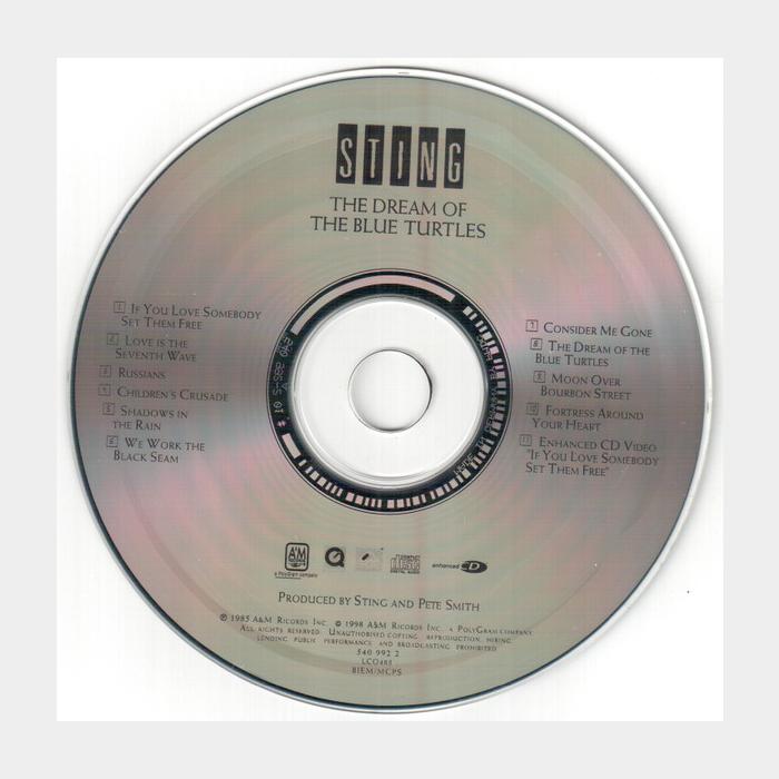 CD Sting - The Dream Of The Blue Turtles