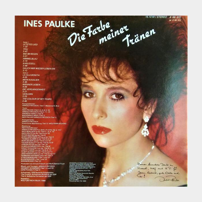Ines Paulke - Die Farbe Meiner Tranen (vg+/vg+)