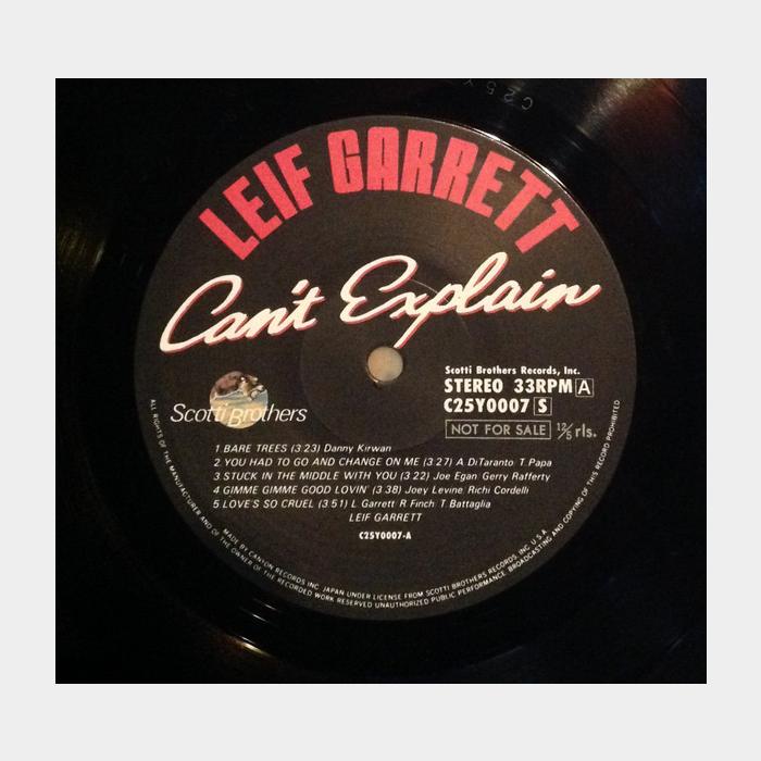 Leif Garrett - Can't Explain (ex/ex+, obi)