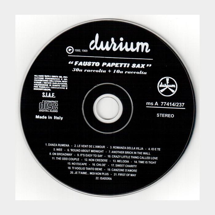 CD Fausto Papetti - 30a Raccolta + 10a Raccolta