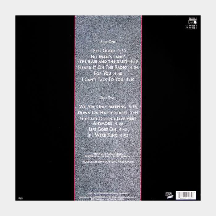 Tony Carey - For You (ex+/ex+)