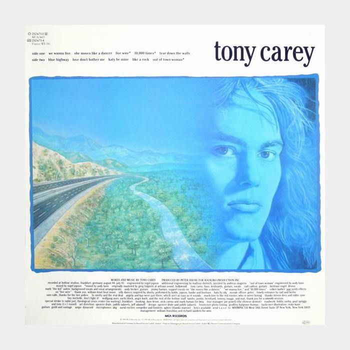 Tony Carey - Blue Highway (ex+/ex+)