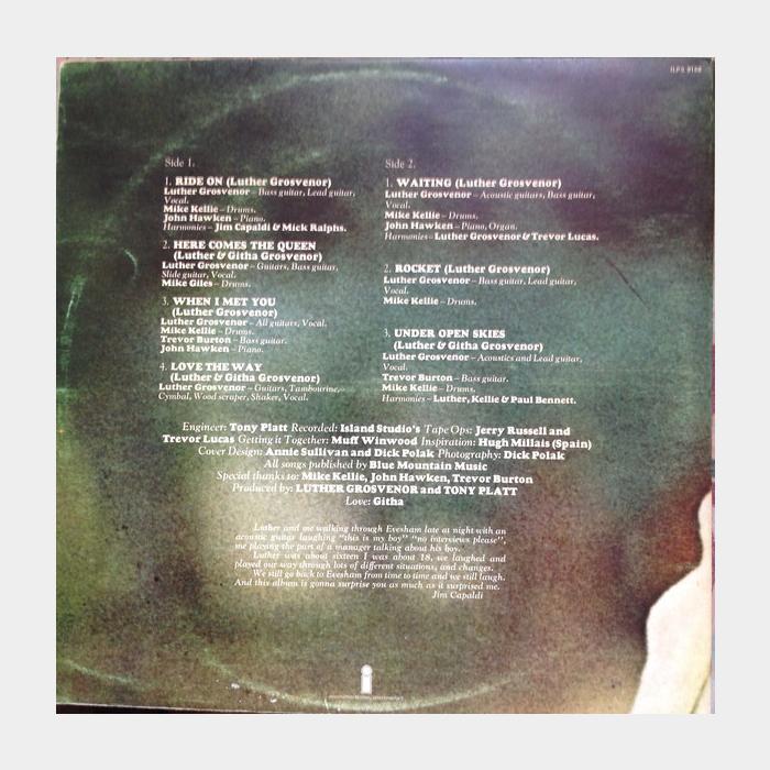 Luther Grosvenor - Under Open Skies (ex+/ex)