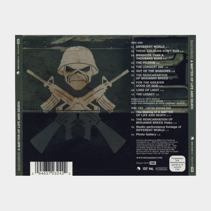 CD Iron Maiden - A Matter Of Life And Death