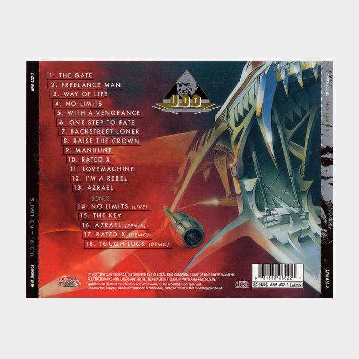 CD U.D.O. - No Limits