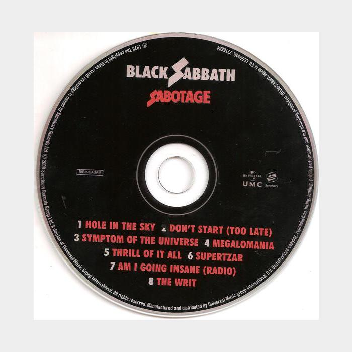 CD Black Sabbath - Sabotage
