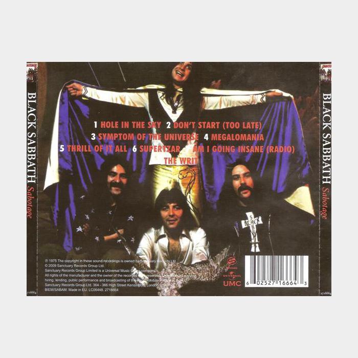 CD Black Sabbath - Sabotage