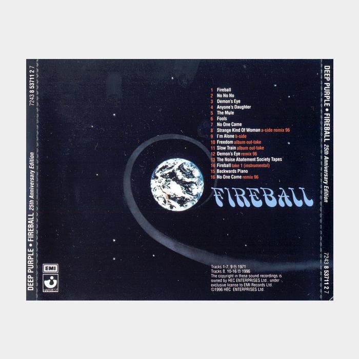 CD Deep Purple - Fireball