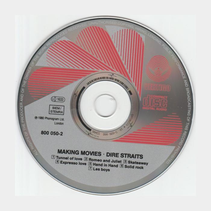CD Dire Straits - Making Movies