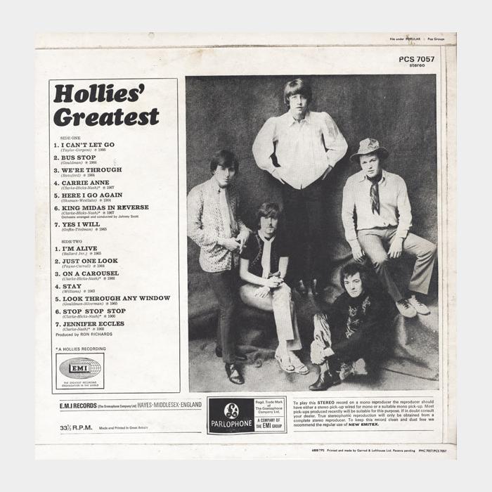 Hollies - Hollies' Greatest (ex+/ex+)