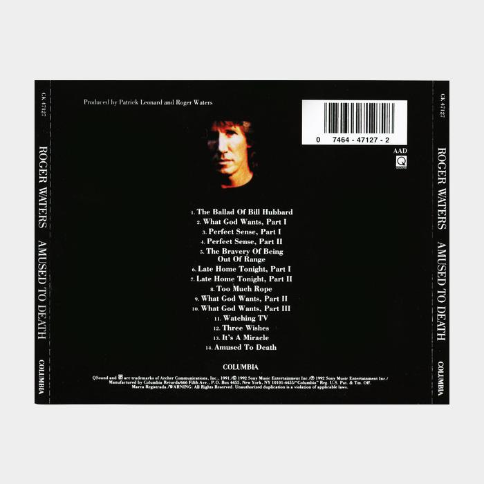 CD Roger Waters - Amused To Death
