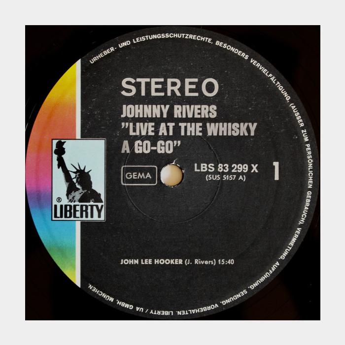 Johnny Rivers - More Live At The Whiskey-A-Go-Go (ex+/ex+)