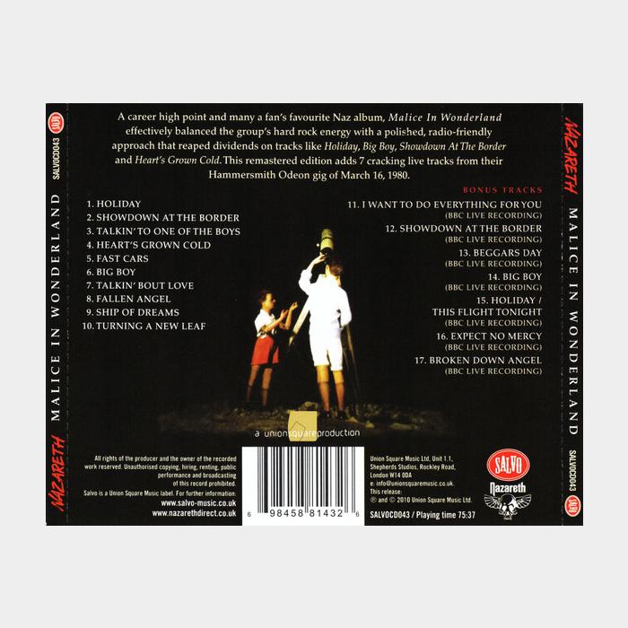 CD Nazareth - Malice In Wonderland