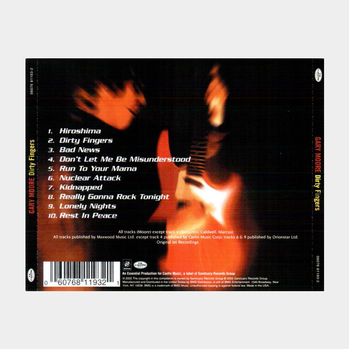 CD Gary Moore - Dirty Fingers