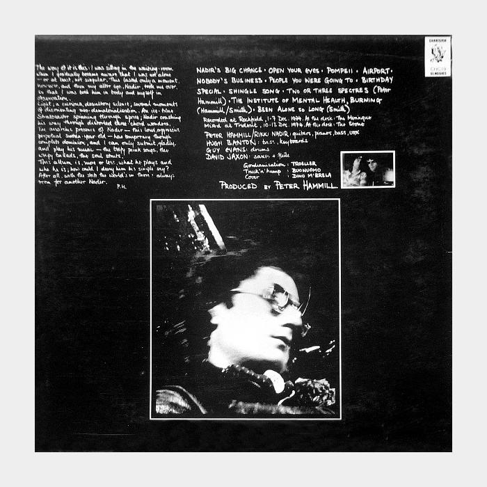 Peter Hammill - Nadir's Big Chance (ex+/ex)