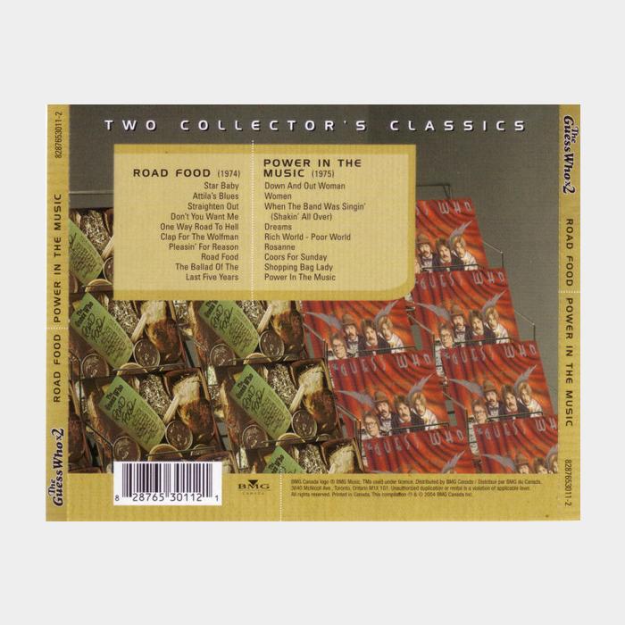 CD Guess Who - Road Food / Power In The Music
