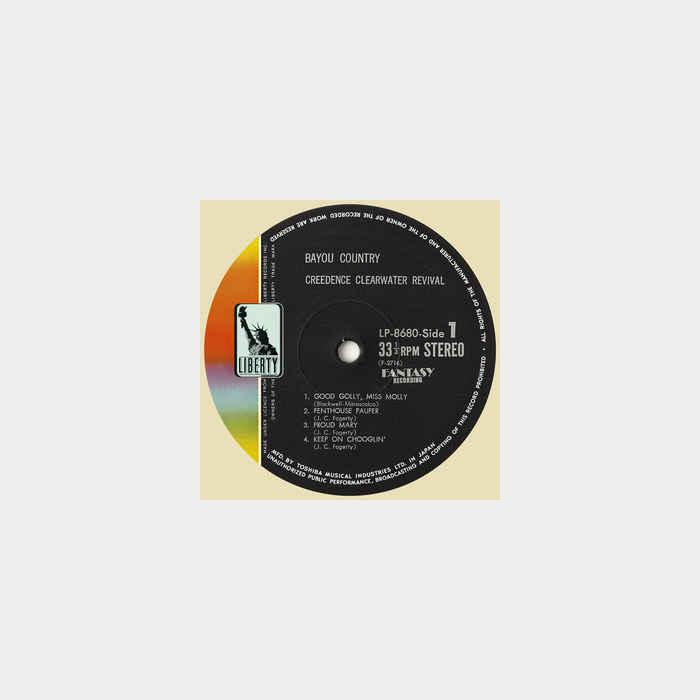 Creedence Clearwater Revival - Bayou Country (ex-/ex+, Red LP)