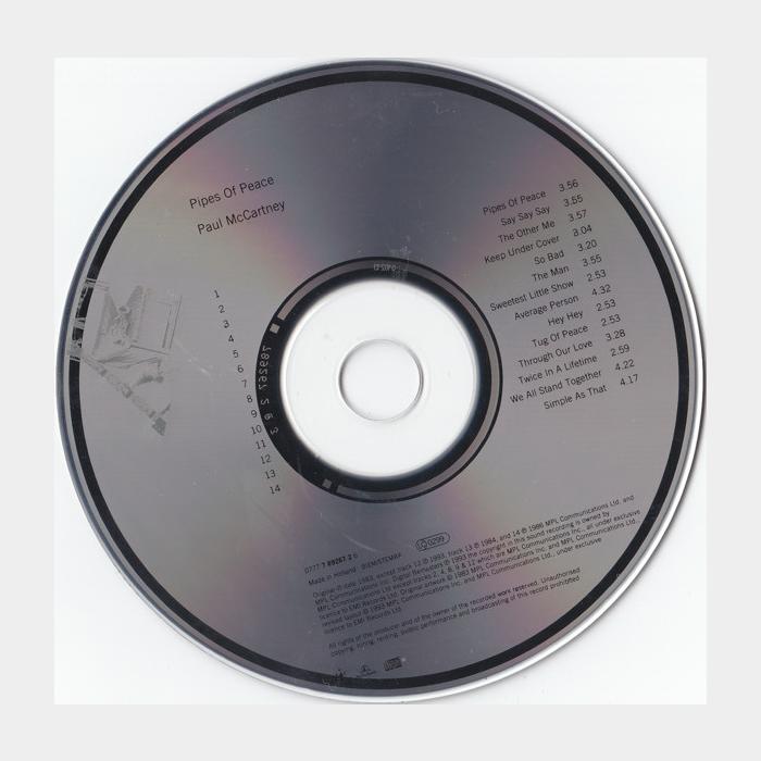 CD Paul McCartney - Pipes Of Peace