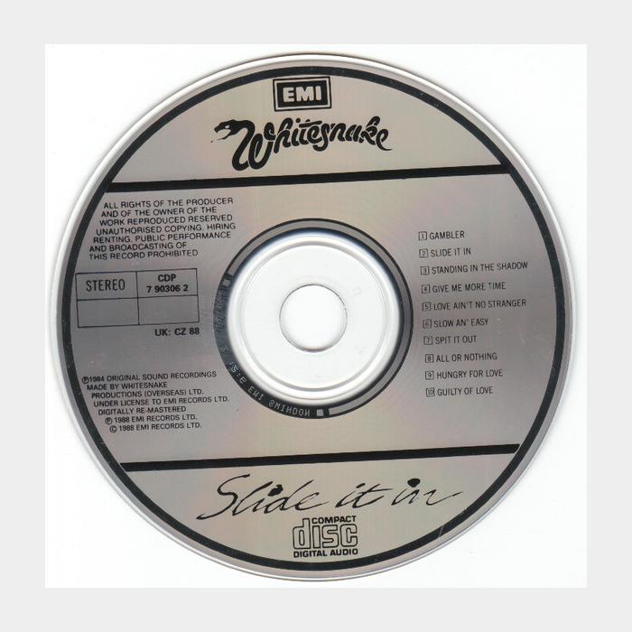 CD Whitesnake - Slide It In