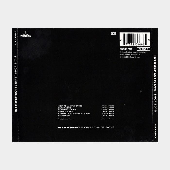 CD Pet Shop Boys - Introspective