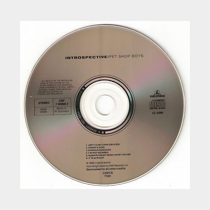 CD Pet Shop Boys - Introspective