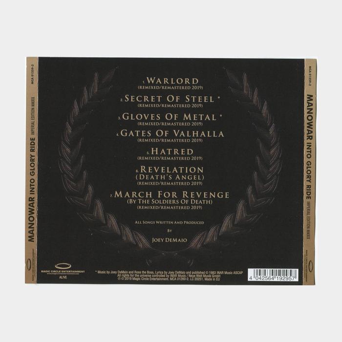 CD Manowar - Into Glory Ride