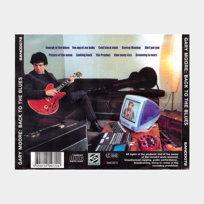 CD Gary Moore - Back To The Blues