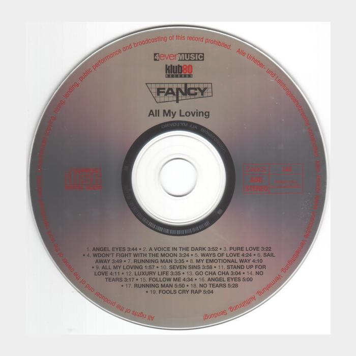 CD Fancy - All My Loving