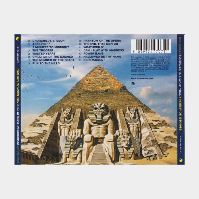 CD Iron Maiden - Somewhere Back In Time (The Best Of:1980-1989)