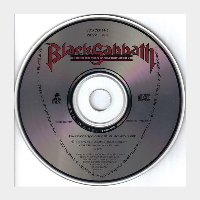 CD Black Sabbath - Dehumanizer
