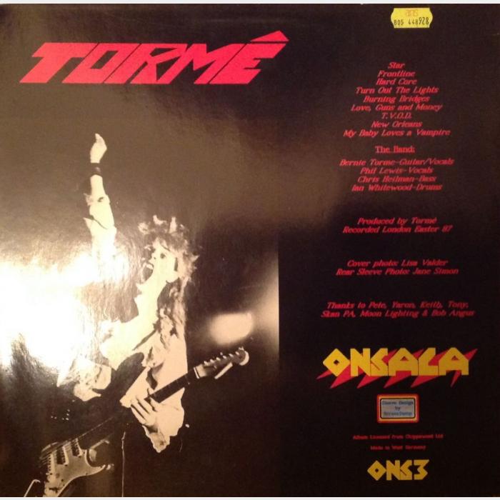 Torme - Official Bootleg (ex+/ex+)