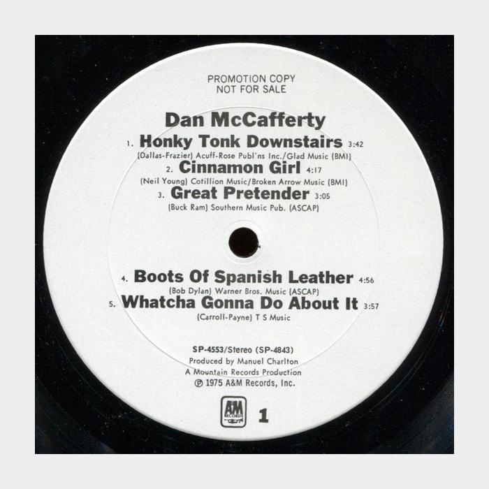 Dan McCafferty - Dan McCafferty (ex+/vg+, PROMO)