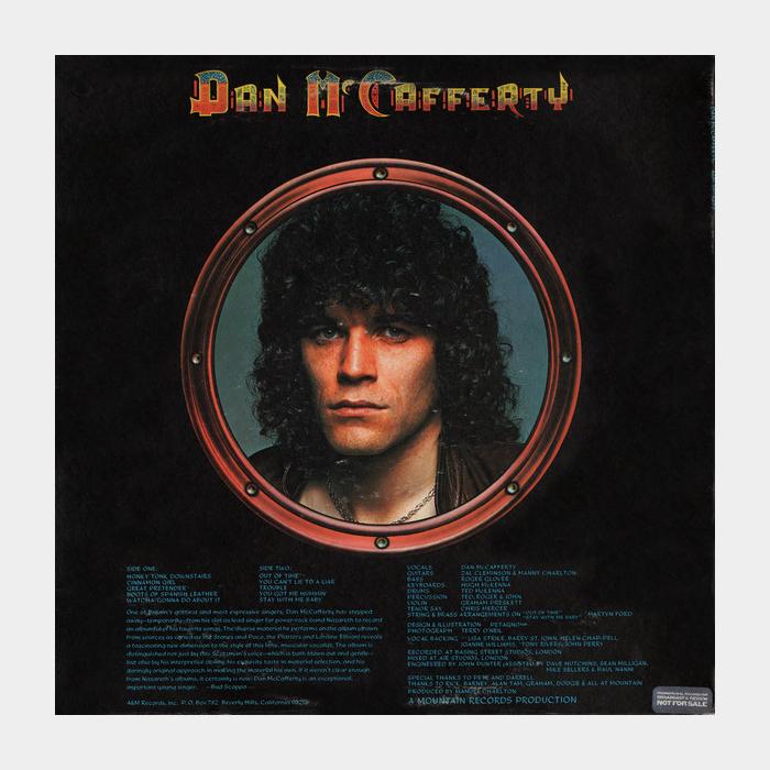 Dan McCafferty - Dan McCafferty (ex+/vg+, PROMO)