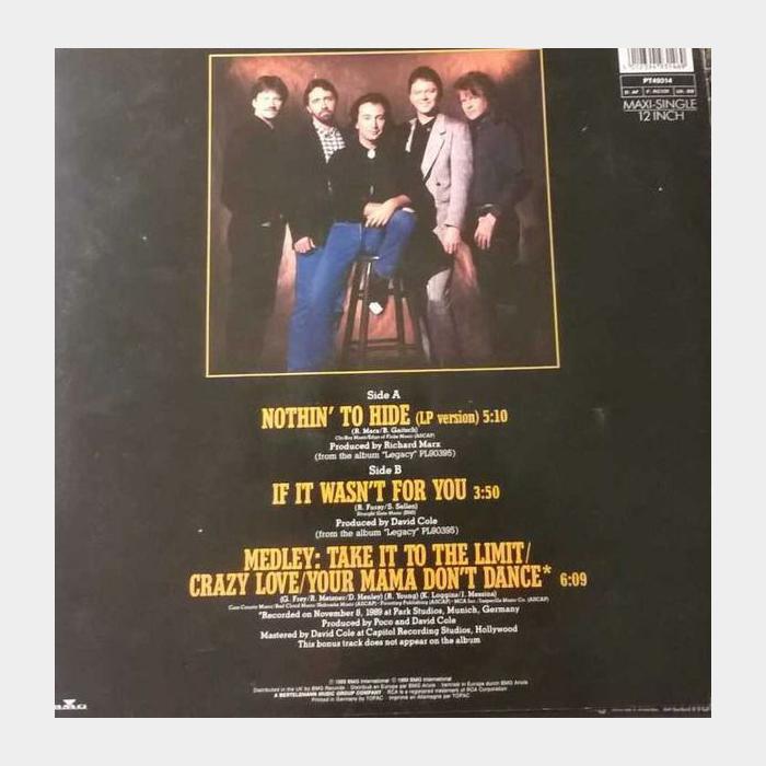 Poco - Nothin' To Hide (ex+/ex+)