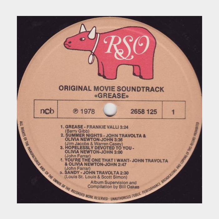OST - Grease (vg+/ex/vg+)