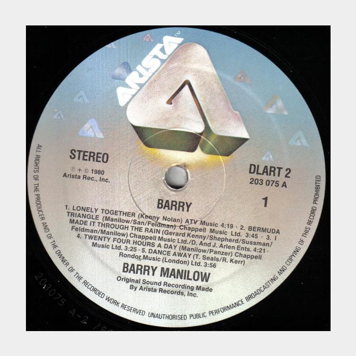 Barry Manilow - Barry (ex/ex-)