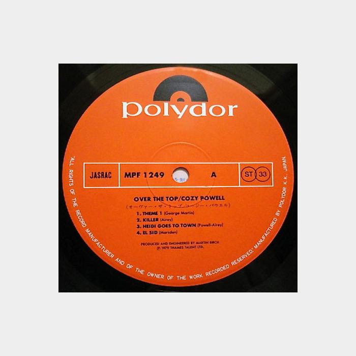Cozy Powell - Over The Top (ex+/ex+)