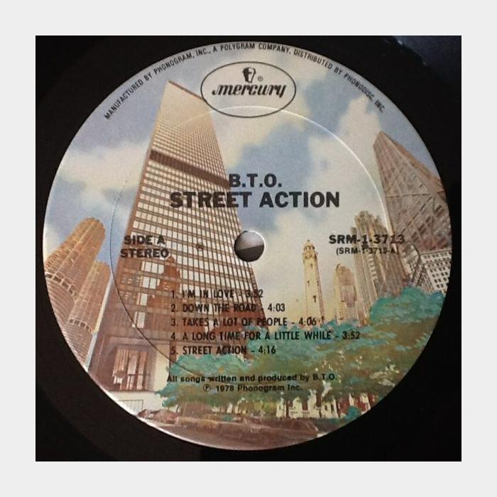 Bachman-Turner Overdrive - Street Action (ex+/ex)