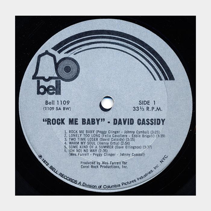 David Cassidy - Rock Me Baby (ex/ex)