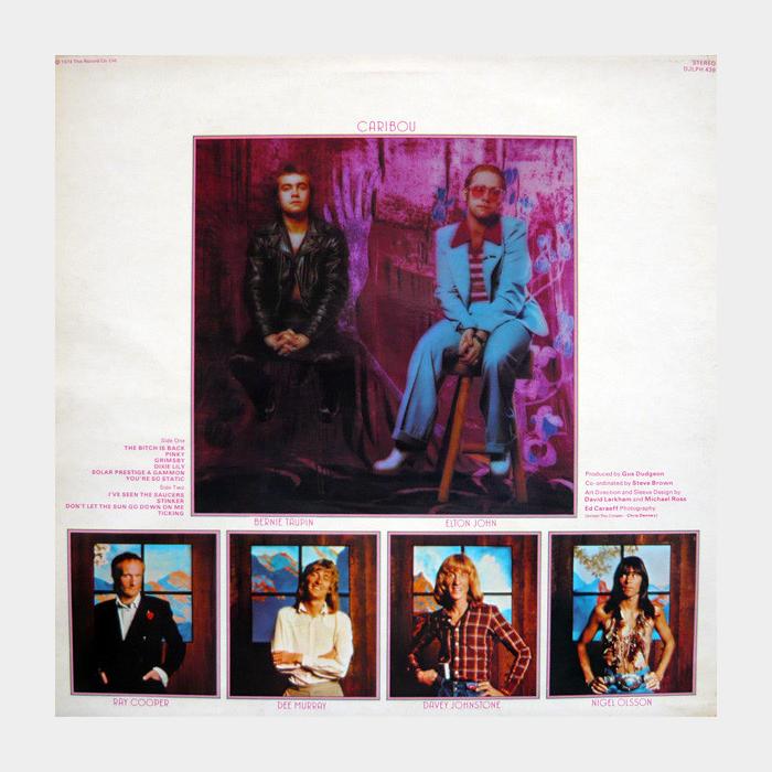 Elton John - Caribou (vg+/ex-, играет на ex)